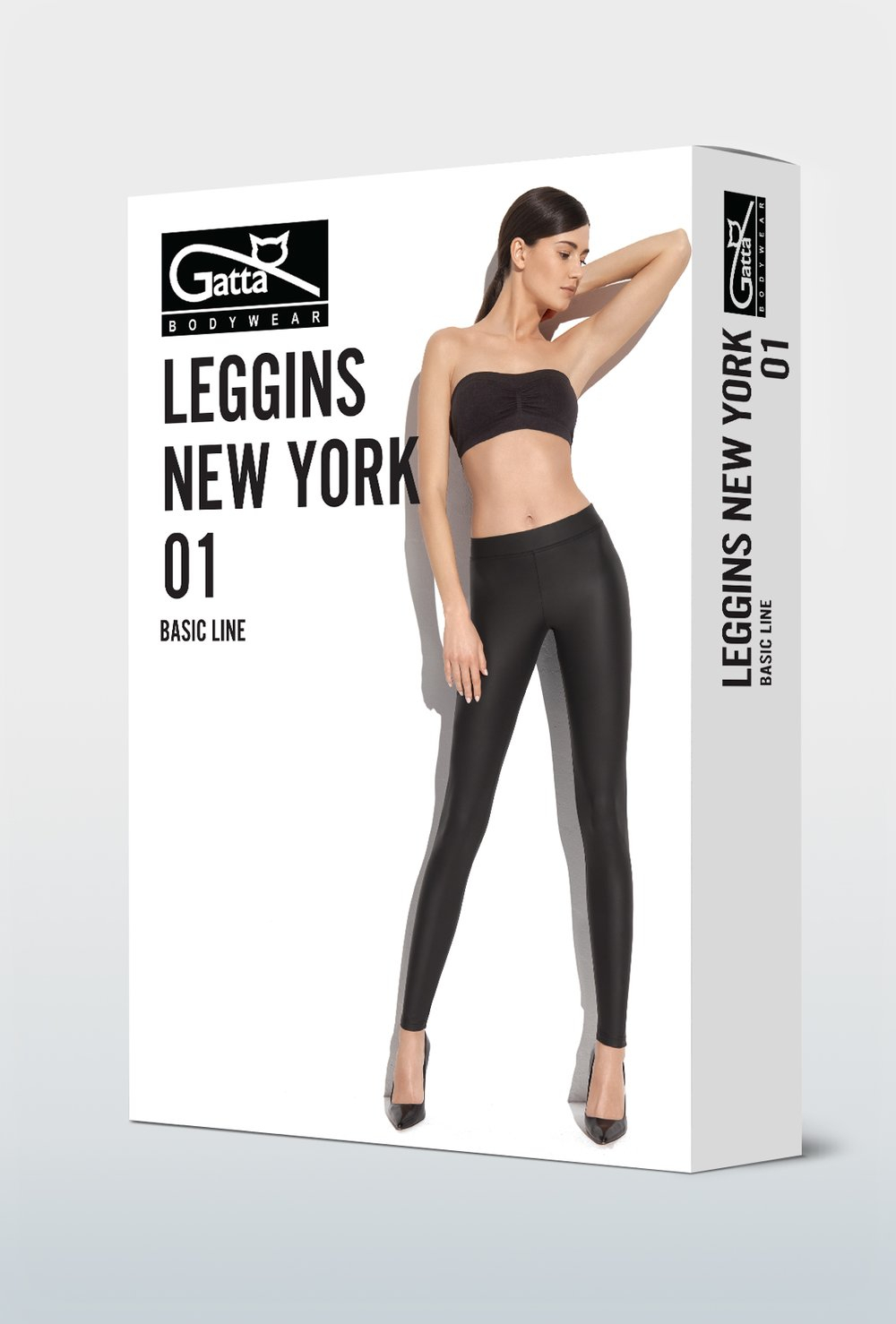 LEGGINSY GATTA NEW YORK WZ 01 M czarny