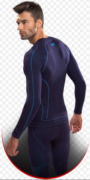KOSZULKA GATTA GAT THERMO L02 MEN NAVLIGHT BL/XL