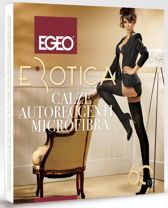 POŃCZOCHY EGEO SAM 60 EROTICA 1/2 nero