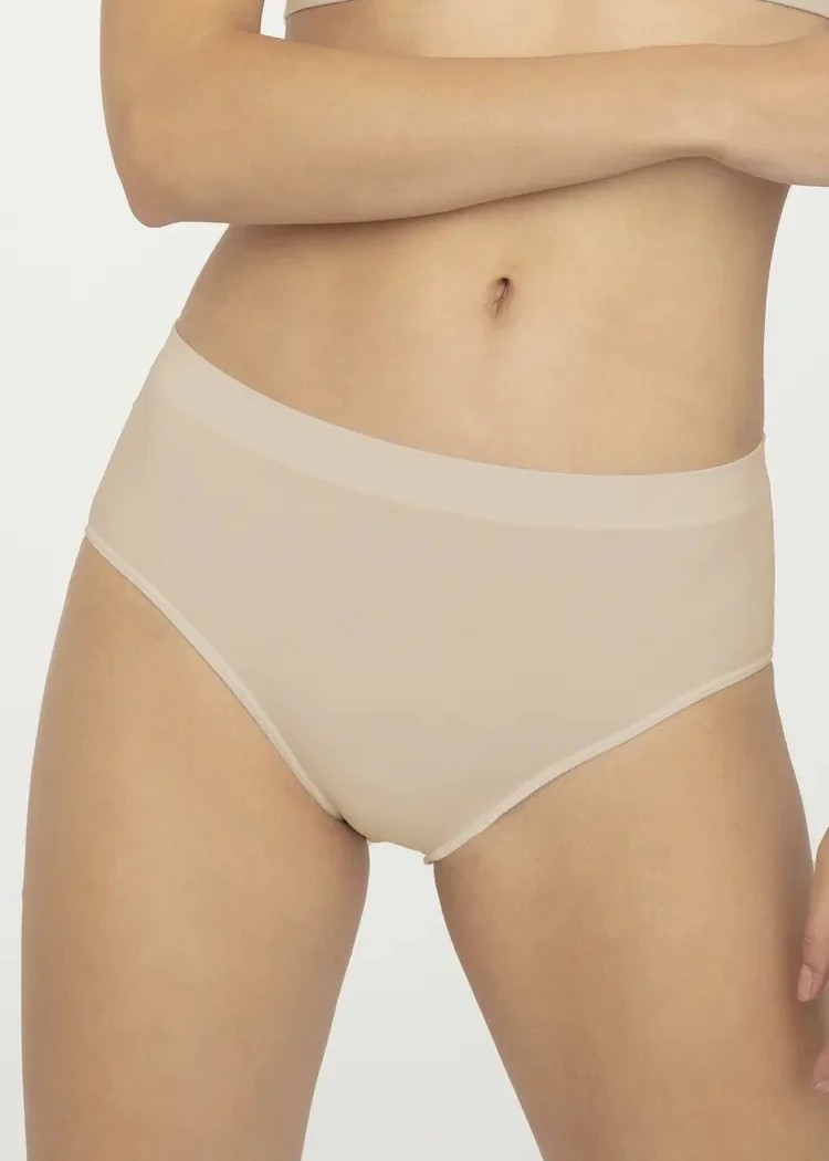 FIGI GATTA SEAMLESS COTTON BIKINI L NUDE /S