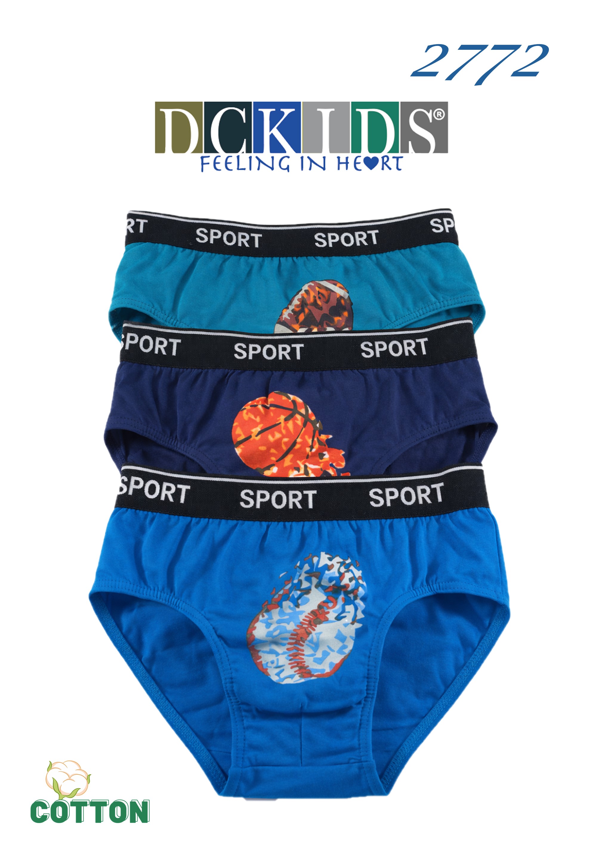 SLIPY DCKIDS 2772 CHŁ BAWEŁNA