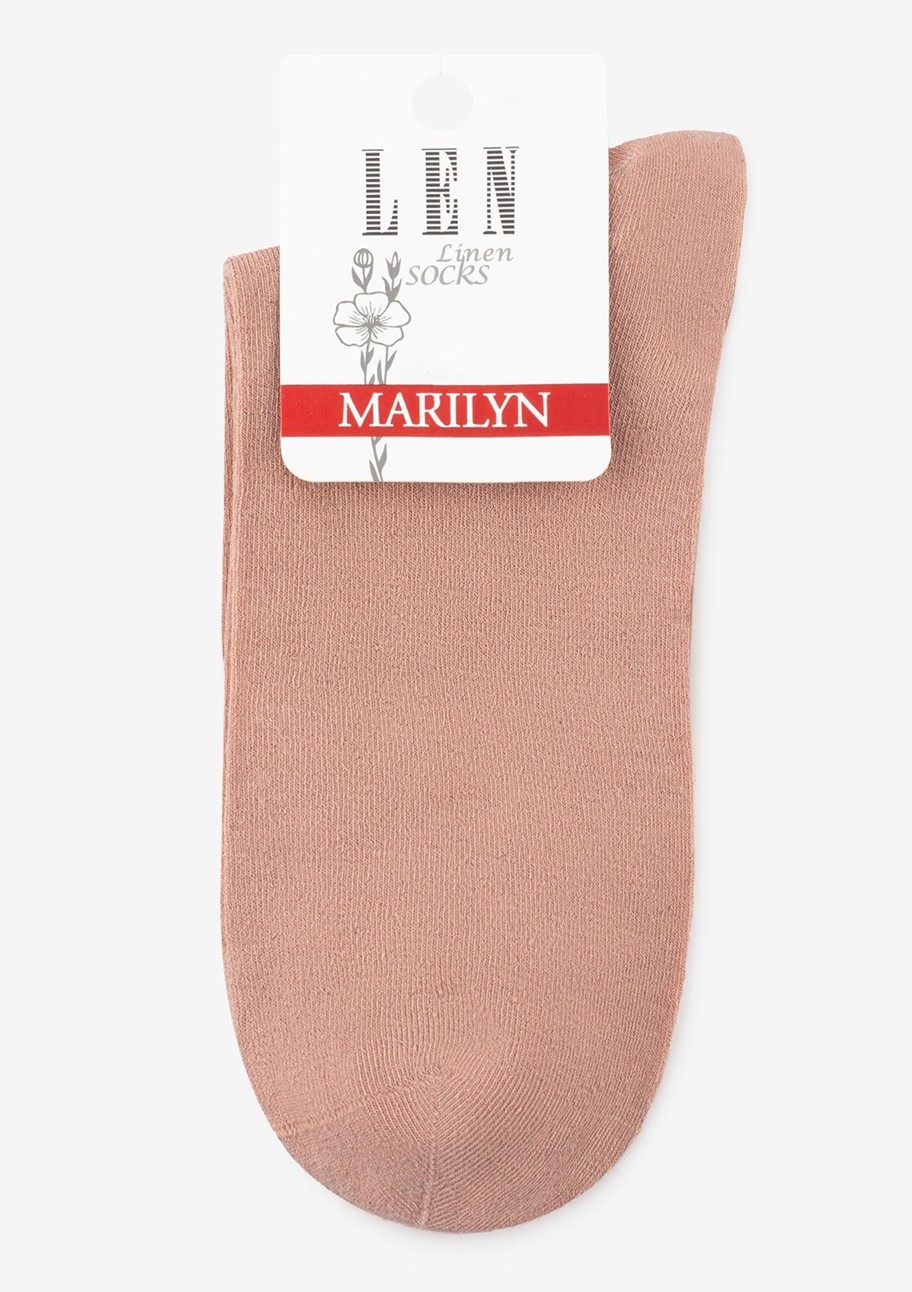 SKARPETY MARILYN DAMSKIE LEN CINNAMON ONE SIZE SKARPETY MARILYN DAMSKIE LEN CINNAMON ONE SIZE