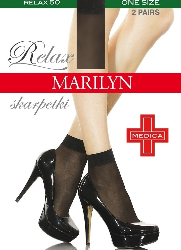 SKARPETY MARILYN PETKI RELAX 50 uniwersalny visone