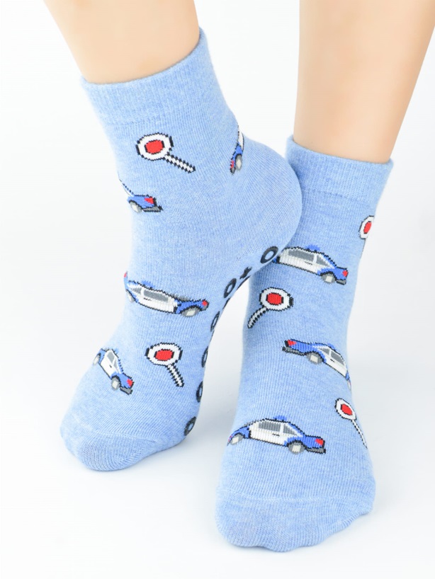 SKARPETY NOVITI SB007-B-03 BOY ABS 23-26