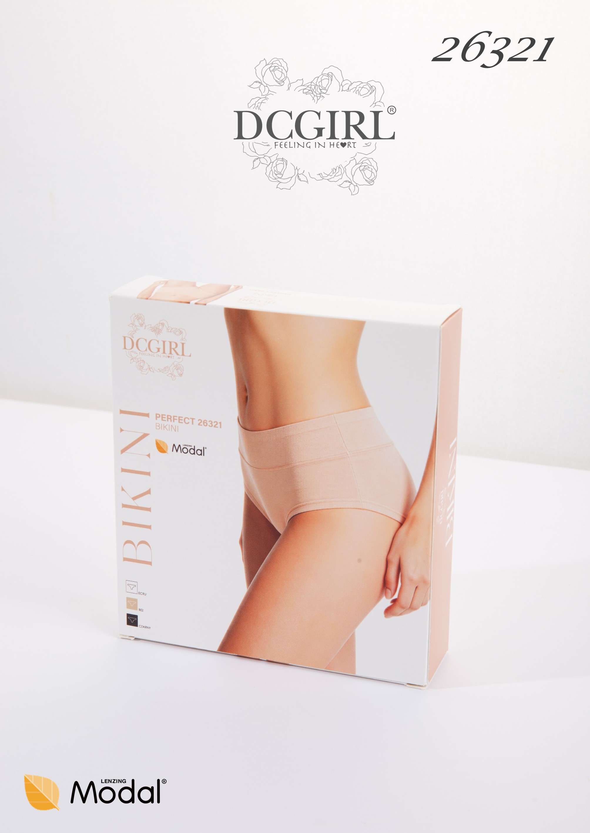 FIGI DCGIRL 26321 MODAL 2 PACK BEŻ /M