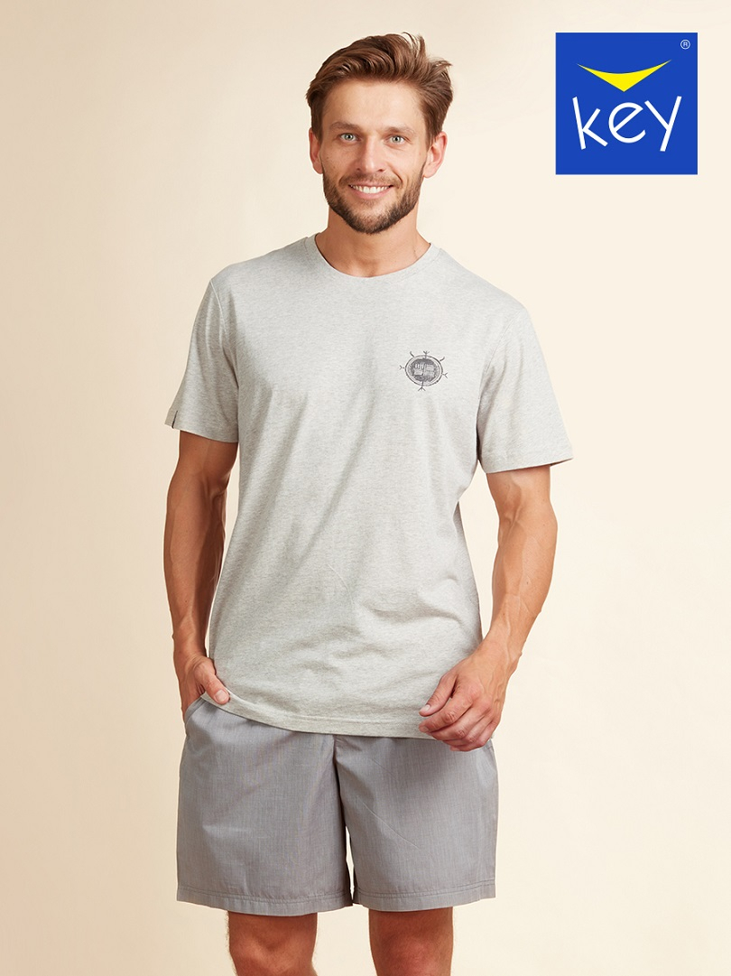 PIŻAMA KEY MNS-717 A22 XXL beż
