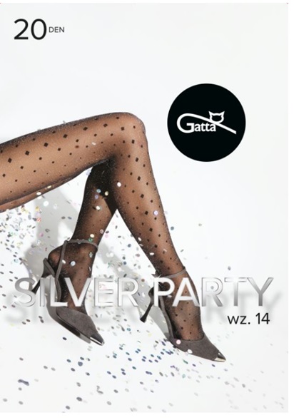 RAJST.GATTA SILVER PARTY W.14 NERO/SILVER /3