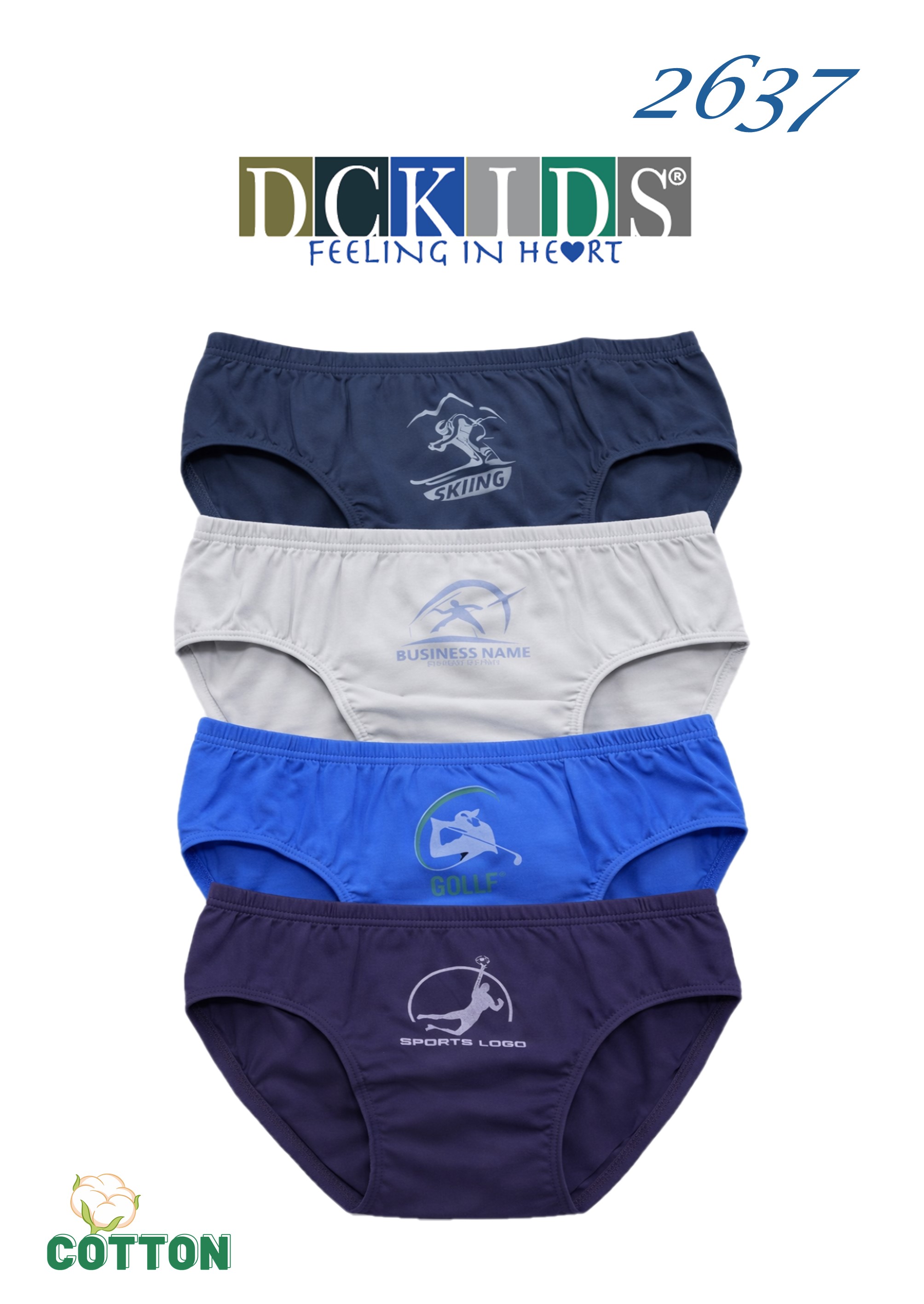 SLIPY DCKIDS 2637 CHŁ BAWEŁNA