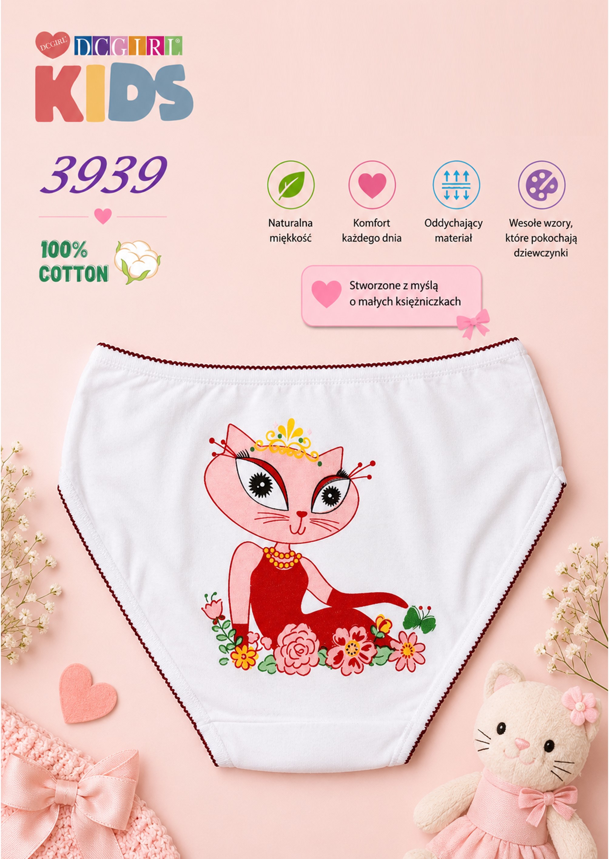 FIGI DCKIDS DZIEWCZĘCE 3939 6-8 LAT BAWEŁNA