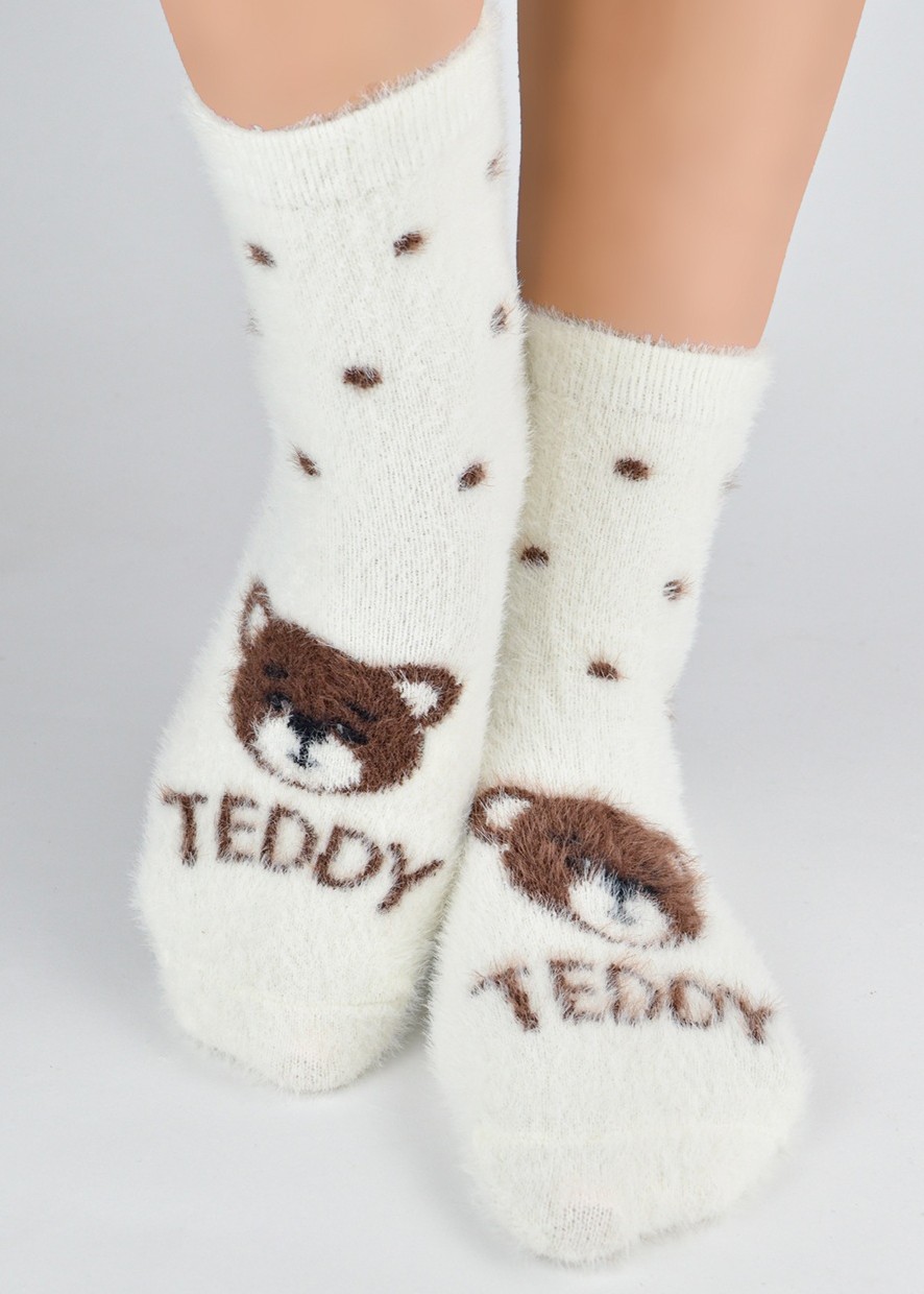 SKARPETY NOVITI SP016-G-01 PUCHATE TEDDY 27-30