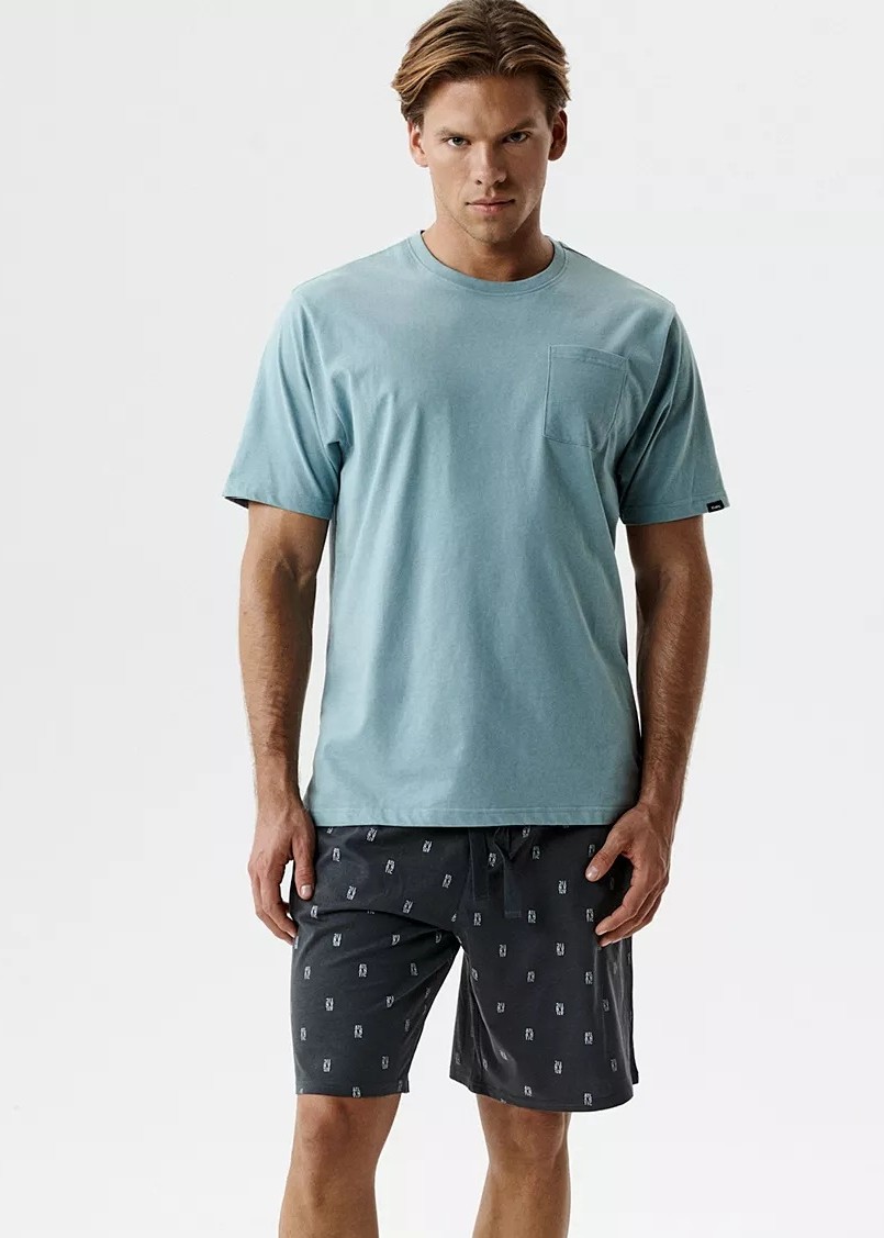 PIŻAMA ATLANTIC NMP-402 WL26 MIN/GRF