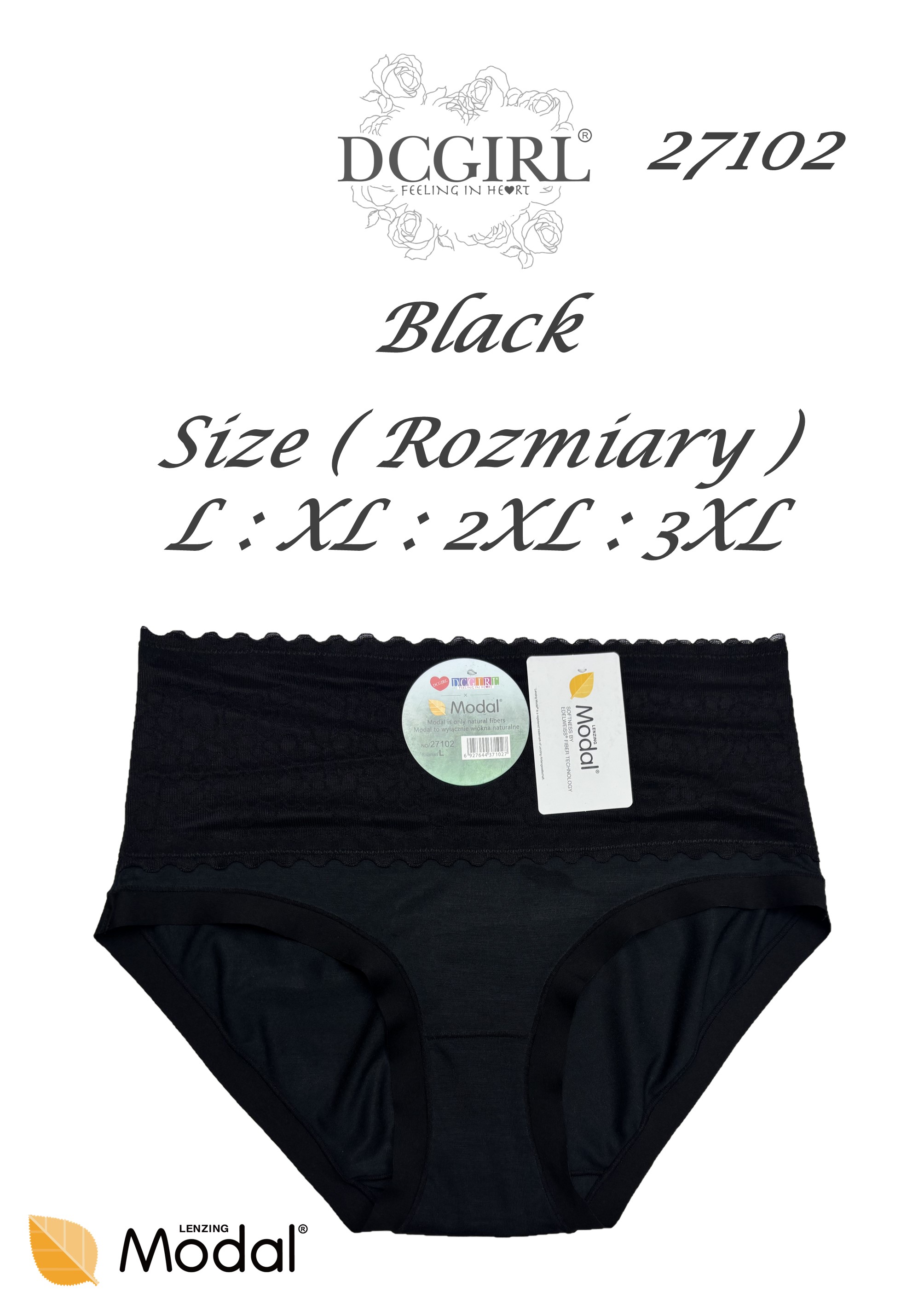 FIGI DCPOLO 27102 MODAL CZARNY