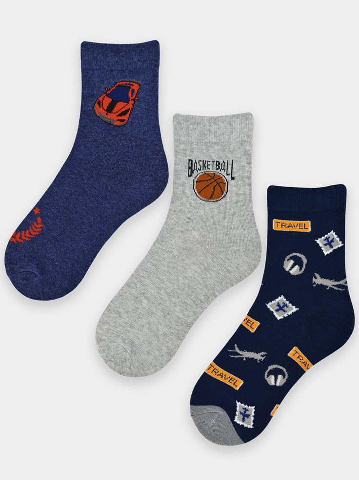 SKARPETY NOVITI SB001-B-04 WZÓR 23-26