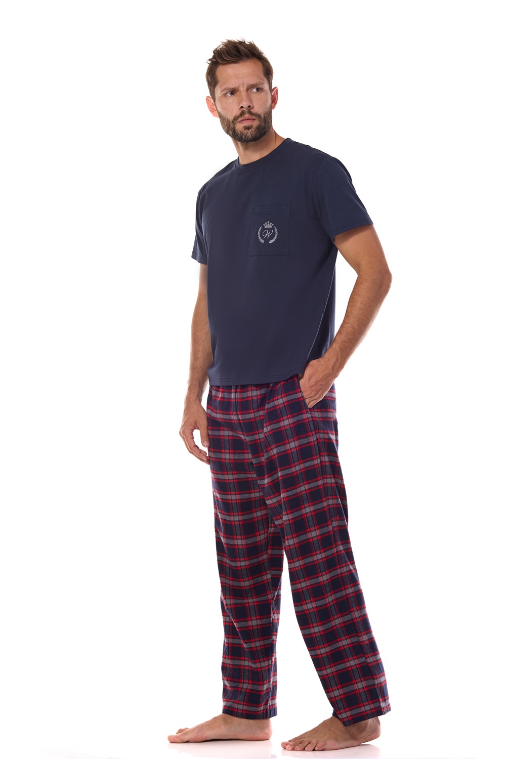 PIŻAMA L&L 2473 BEN GRANAT /3XL PIŻAMA L&L 2473 BEN GRANAT /3XL