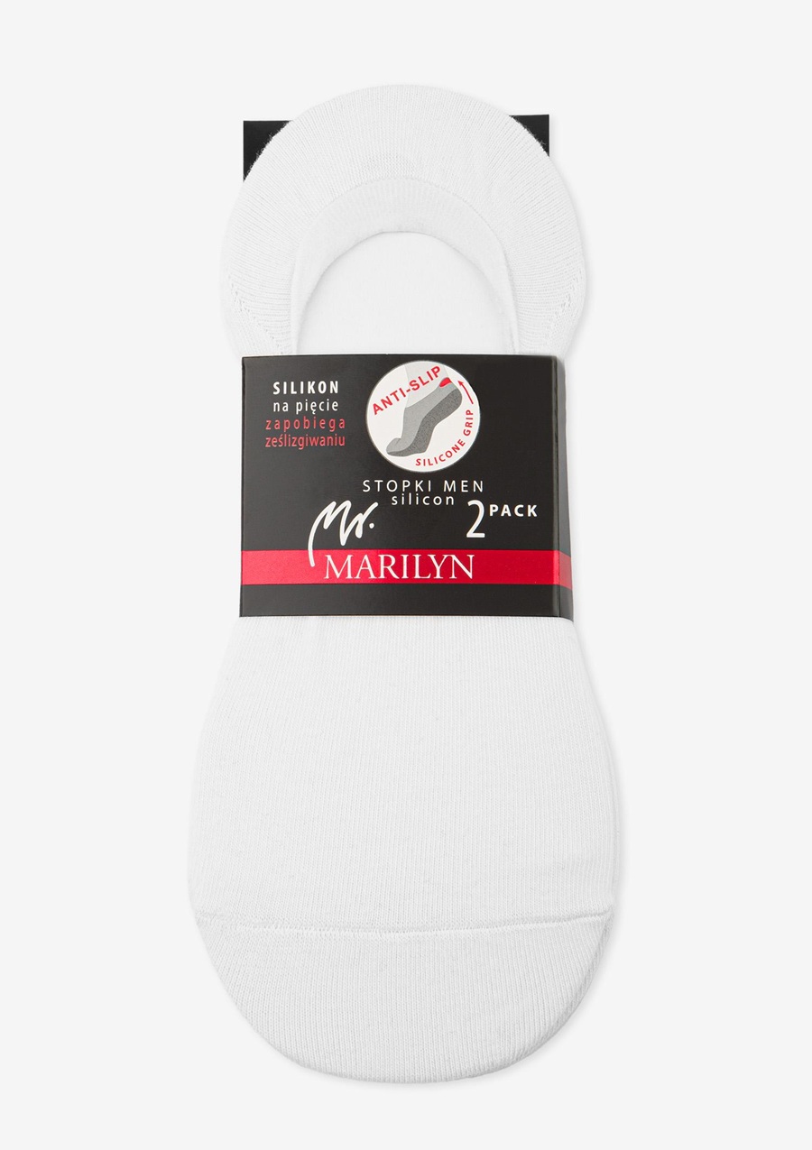 STOPKI MARILYN MEN SILICON 2 PAK WHITE 39/42
