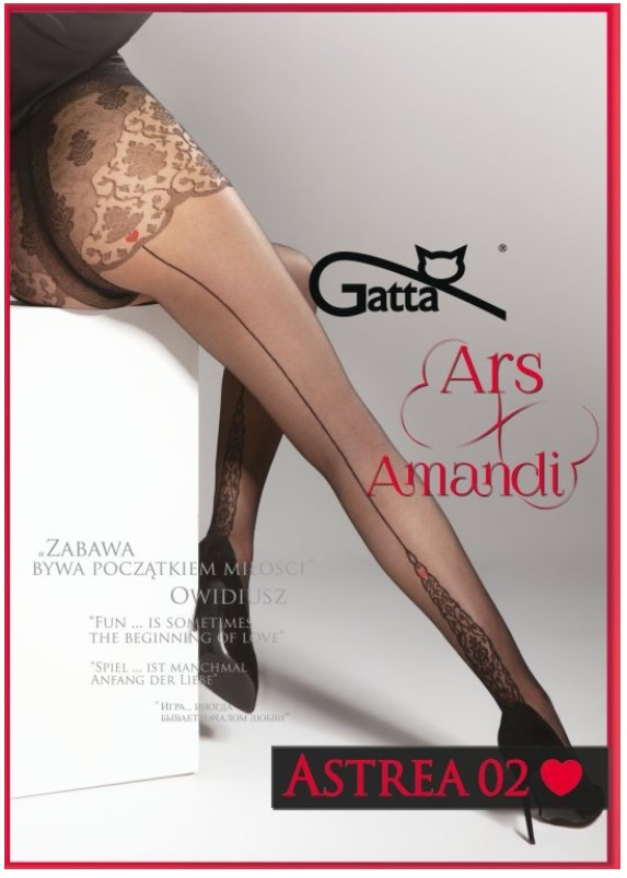 RAJSTOPY GATTA ARS AMANDI ASTREA W 02 2 nero-red