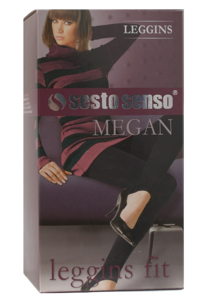 LEGGINSY SESTO SENSO MEGAN 091 S szary - różowy