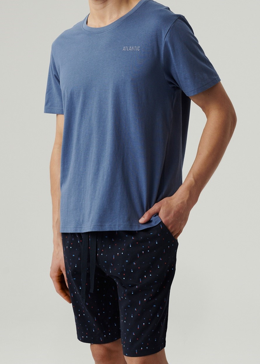 PIŻAMA ATLANTIC NMP-385 WL25 NIE/GRA /S