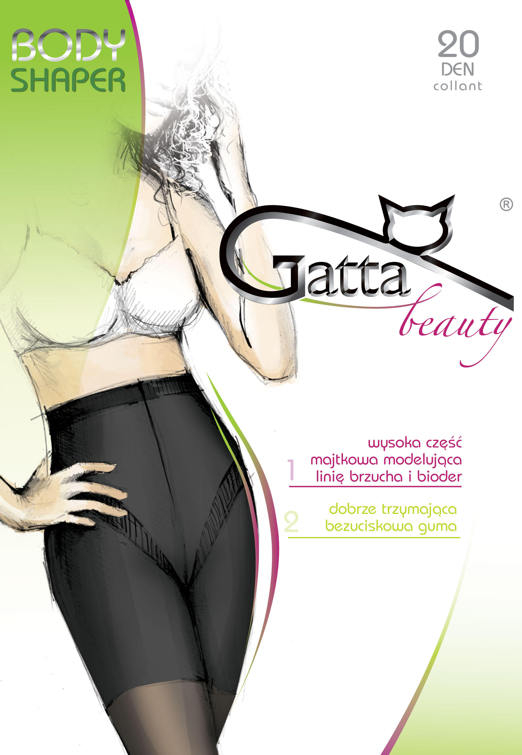 RAJSTOPY GATTA BODY SHAPER 20 5-XL