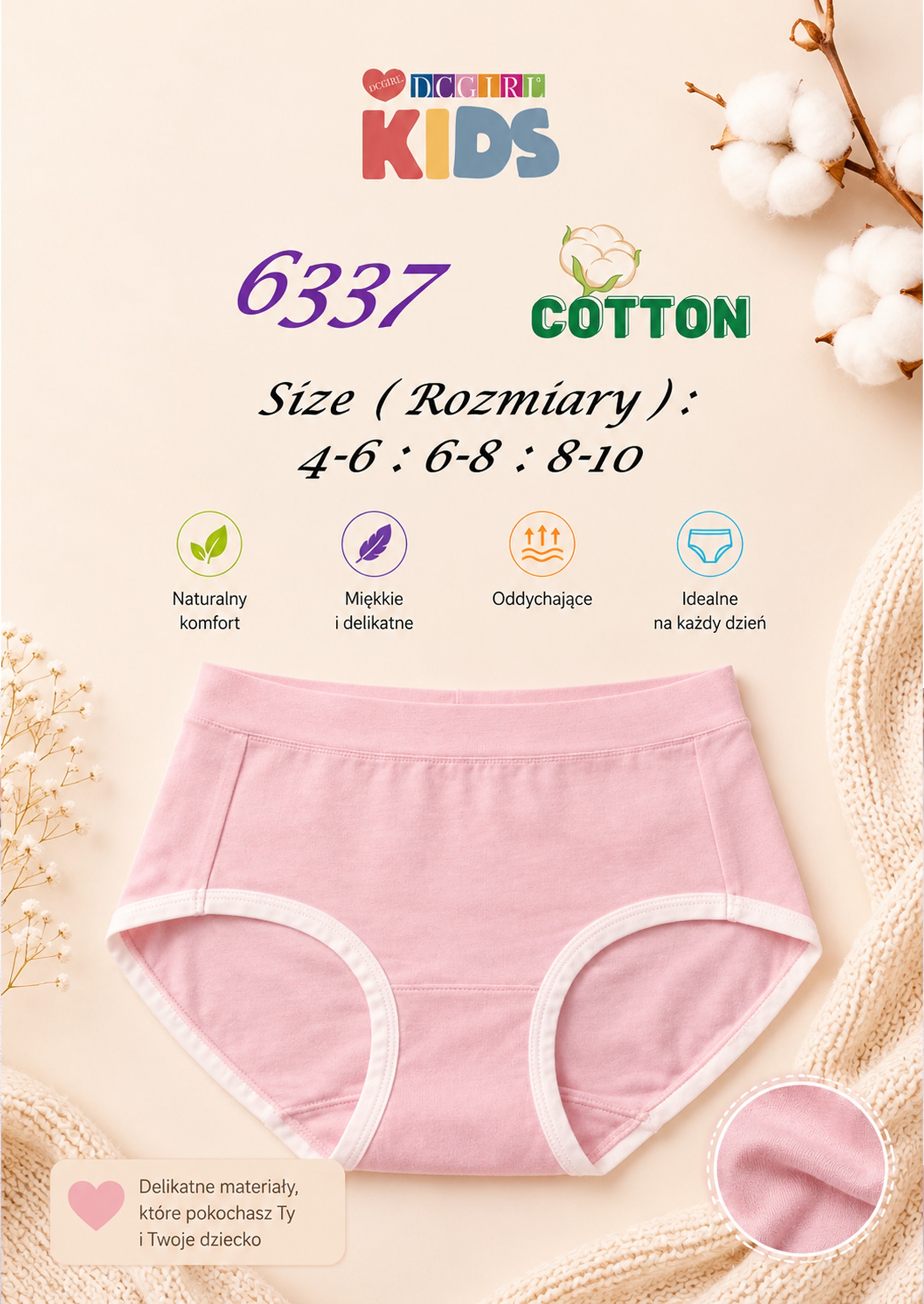 FIGI DCKIDS DZIEWCZĘCE 6337 BAWEŁNA