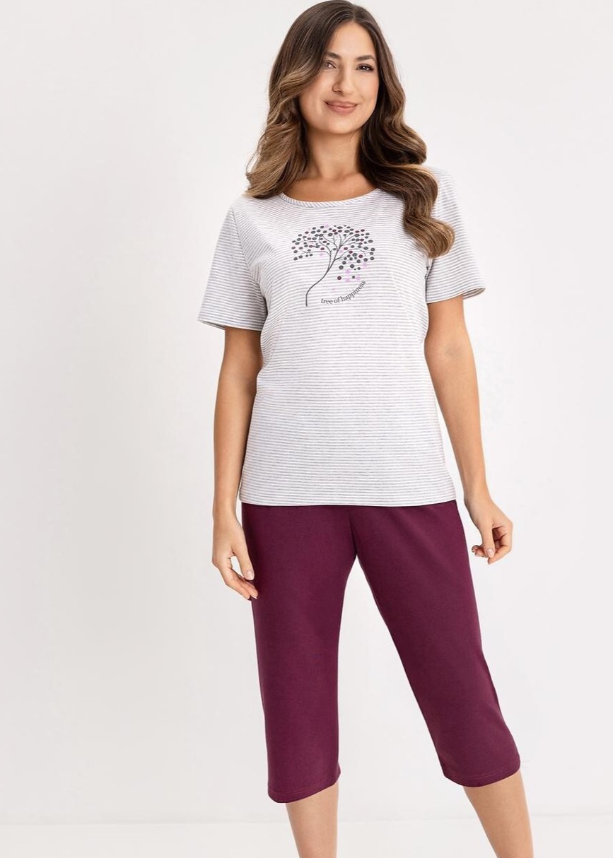 PIŻAMA REGINA DAMSKA 732 FIOLET