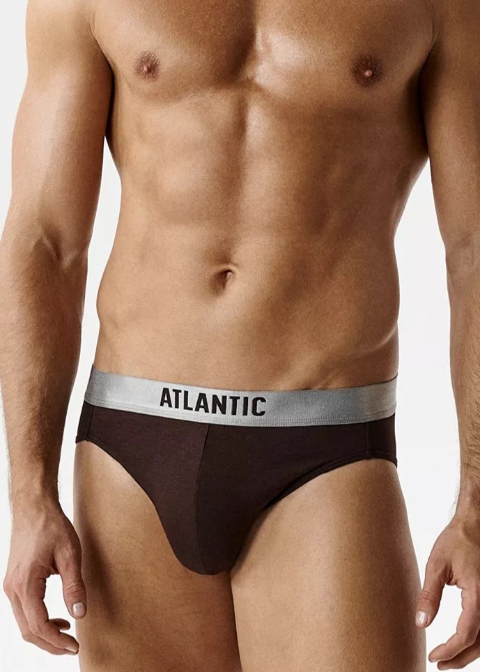 SLIPY ATLANTIC 2MP-1589 WL26 BRĄZOWY /XXL