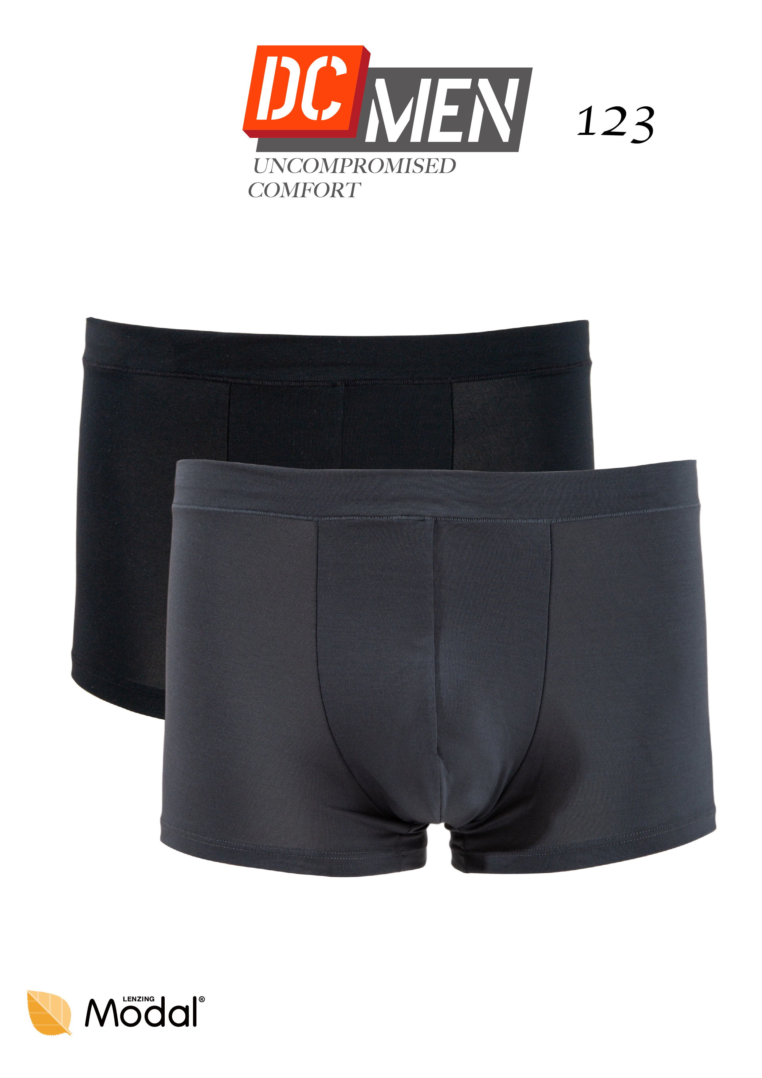 SZORTY DCMEN 123 MĘSKIE 2 PACK CZA/GRF /M