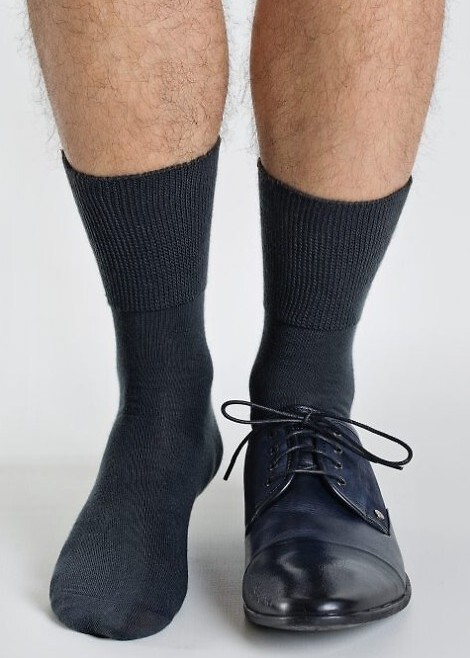 SKARPETY REGINASOCKS SILTEX FROTTE 4928 GRAFIT 35-38