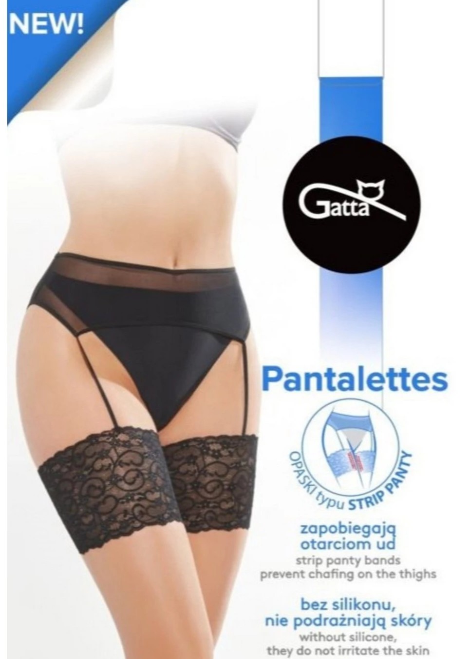 OPASKA GATTA NA UDA PANTALETTES NERO 7/8