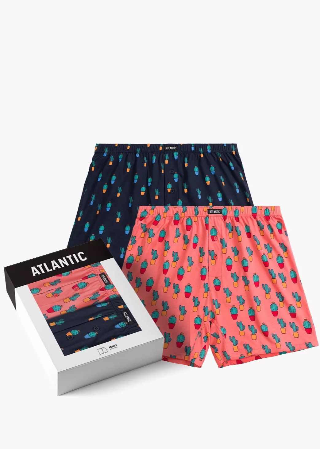 BOKSERKI ATLANTIC 2MBH-005 WL25 GRA/KOR /XXL