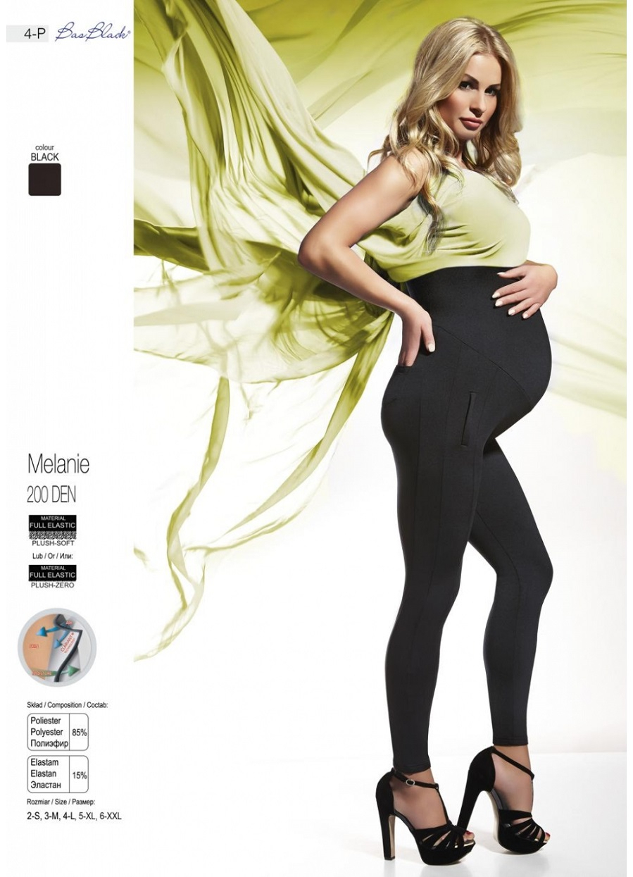 SPODNIE BAS BLEU MELANIE PZ 6 czarny