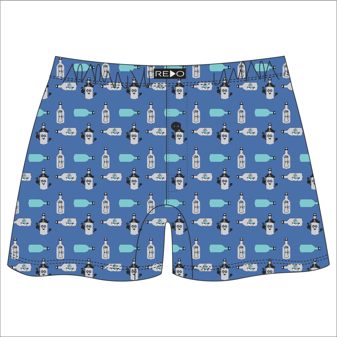 BOKSERKI REDO 1BB-161 L mix kolorów