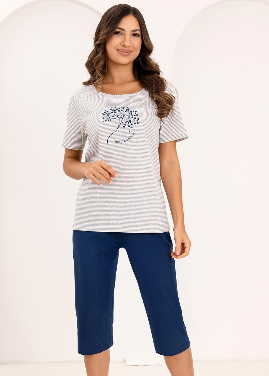 PIŻAMA REGINA DAMSKA 732 GRANAT