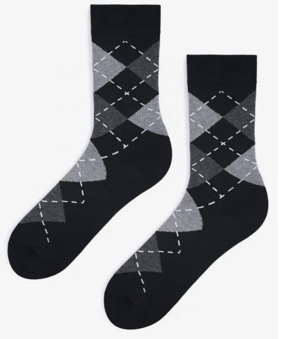 SKARPETY MARILYN MEN RHOMBUS BLACK