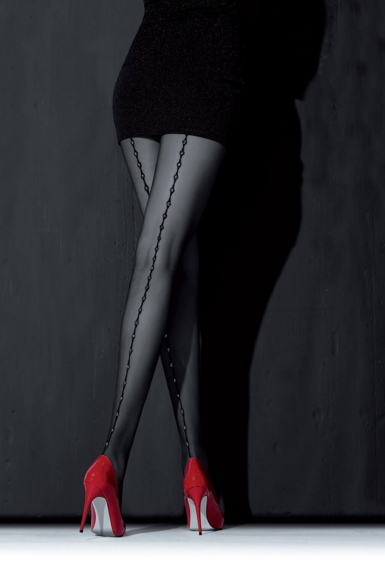 RAJSTOPY KNITTEX LORELEY 20 2 nero - silver