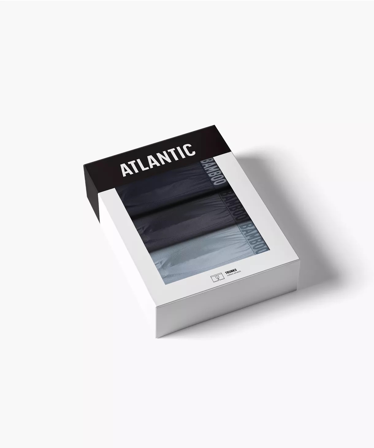 SZORTY ATLANTIC 3MH-215 WL25 GRA/NIE/GRF /XL