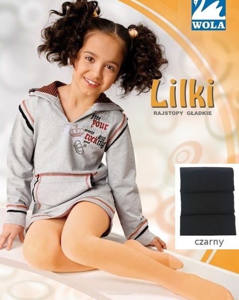 RAJSTOPY WOLA LILKI BLACK 152-158