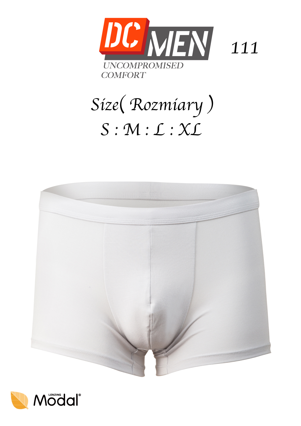 SZORTY DCMEN 111 MĘSKIE MODAL SZARY