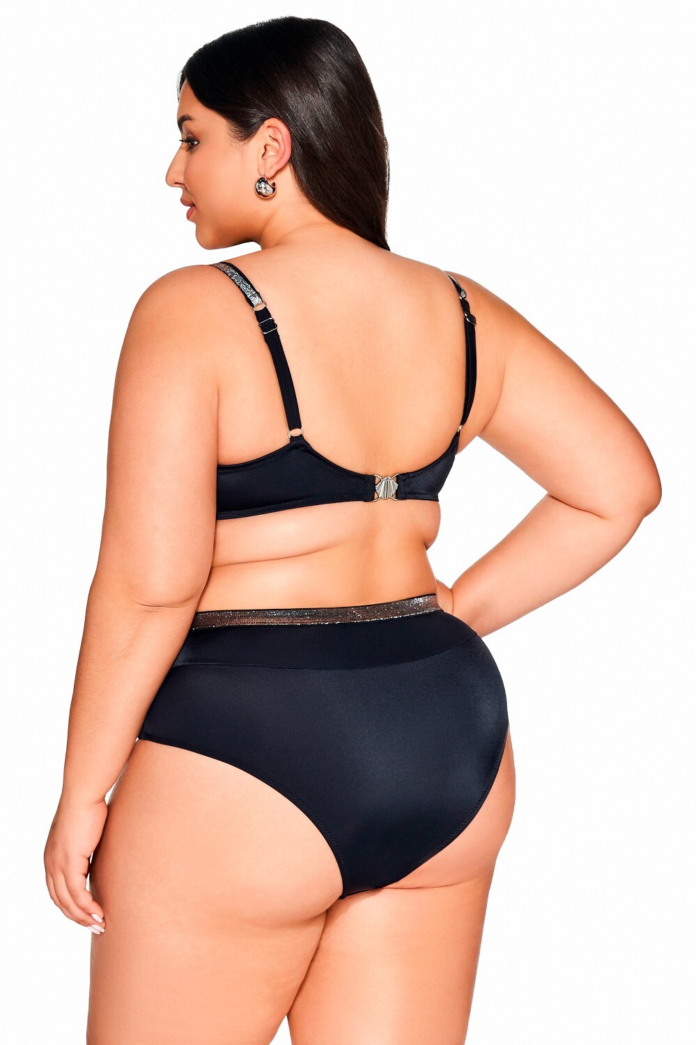 BIUSTONOSZ KĄPIELOWY AVA SK224 BLACK /105C