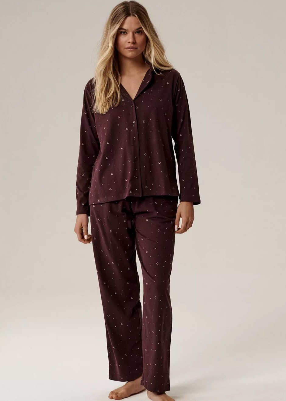 PIŻAMA ATLANTIC NLP-503 JZ25 WINO /XL