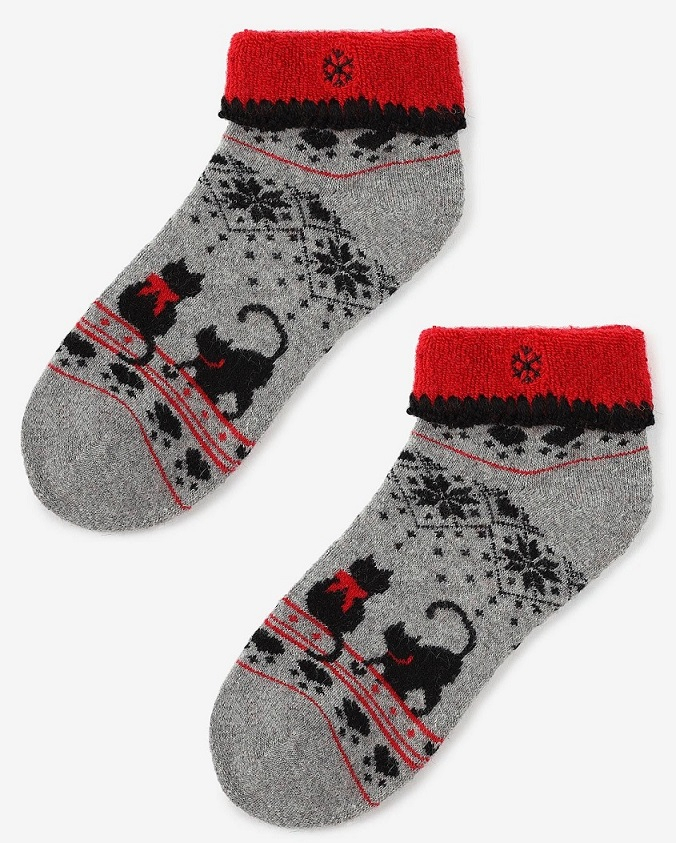 SKARPETY MARILYN ANGORA TERRY X47 uniwersalny melange