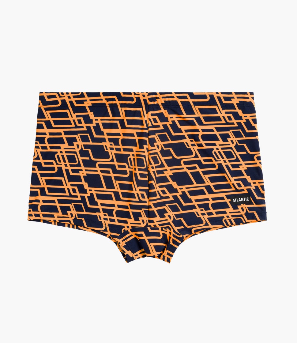 SZORTY KĄPIELOWE ATLANTIC KMS-316 WL24 GRA/POMJ /XL