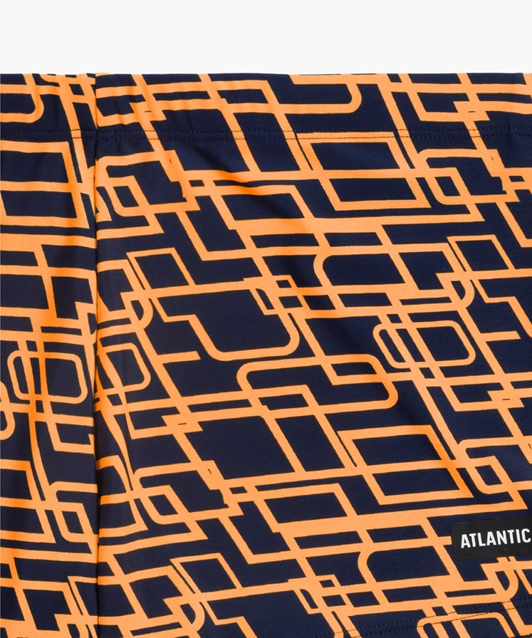 SZORTY KĄPIELOWE ATLANTIC KMS-316 WL24 GRA/POMJ /XL
