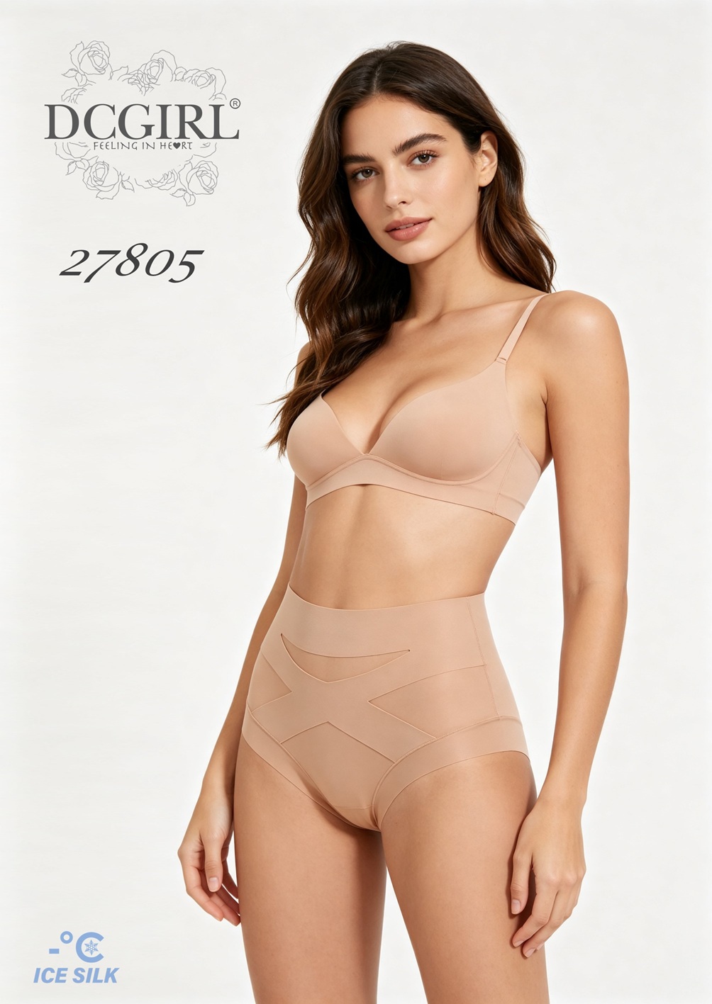 FIGI DCGIRL 27805 SHAPE ICE SILK 1 PACK BEŻ