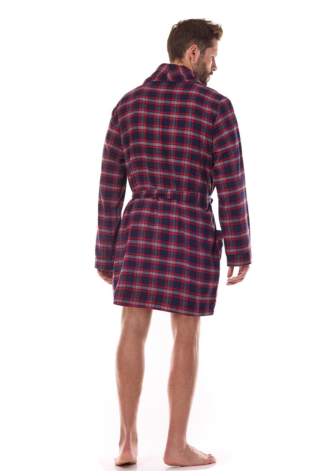 SZLAFROK L&L MĘSKI 2470 GRA /XL