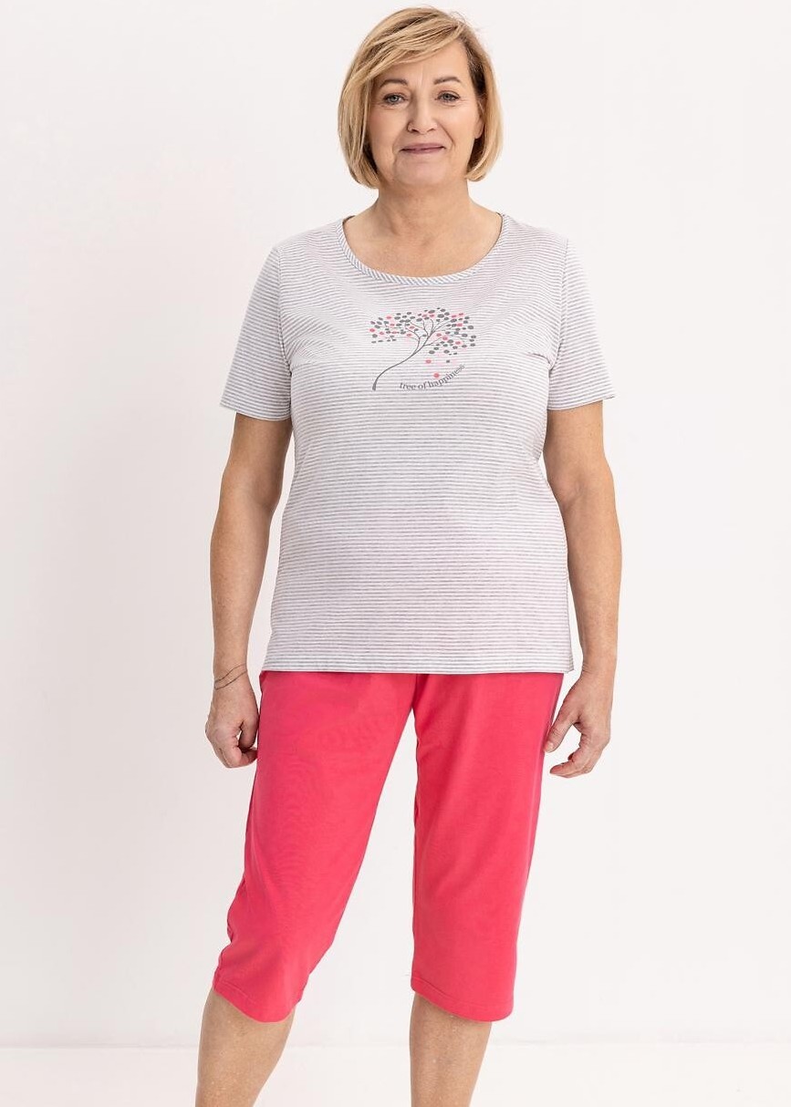 PIŻAMA REGINA DAMSKA 732 MALINA XXL-3XL