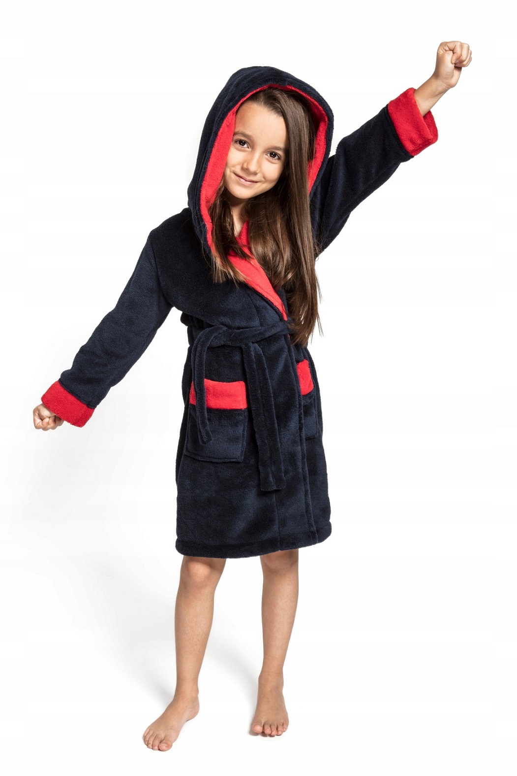 SZLAFROK ENVIE DELFINO NAVY/RED 122-128