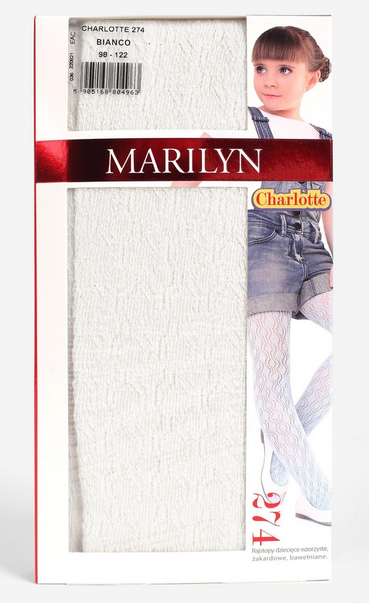 RAJSTOPY MARILYN CHARLOTTE 274 98-122 bianco