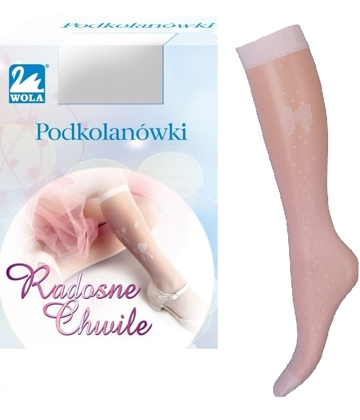 PODKOLANÓWKI WOLA RADOSNE CHWILE uniwersalny biały