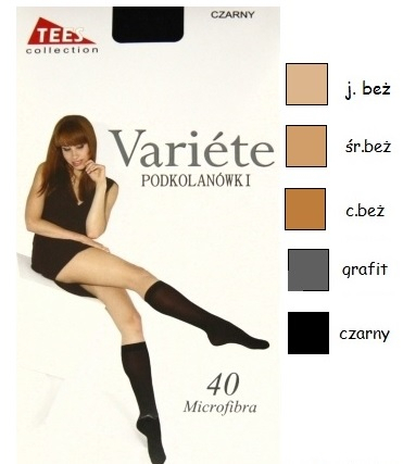 PODKOLANÓWKI TEES MICROFIBRA uniwersalny fiolet